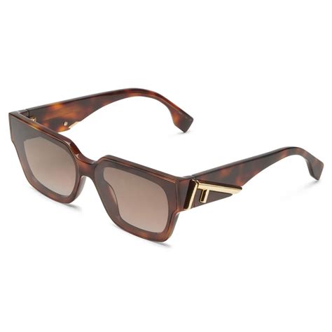 the fendi first rectangular sunglasses|fendi sunglasses women's.